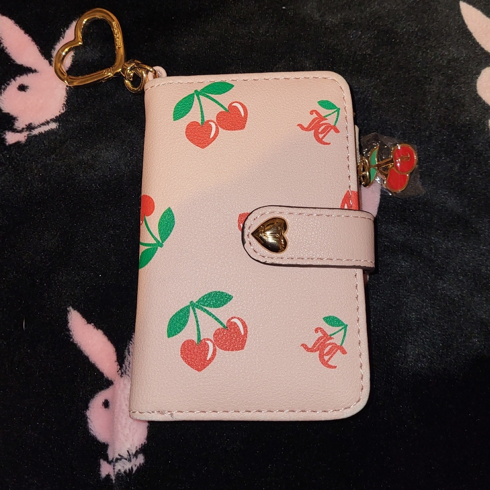 Pre-Owned, Juicy Pink Wallet with Cherries